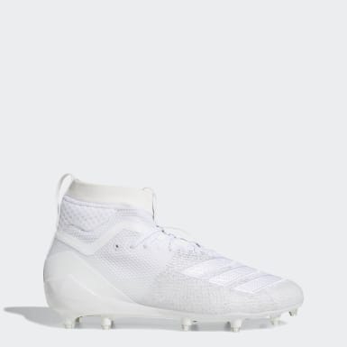 all white adidas football cleats