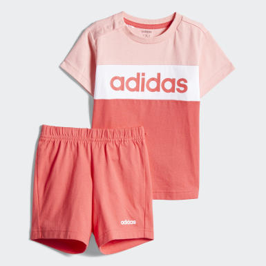 baby girl pink adidas tracksuit