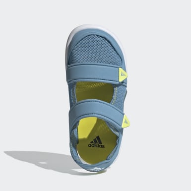 adidas yellow flip flops