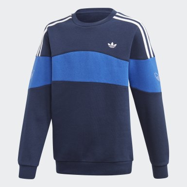 baby blue adidas crew neck