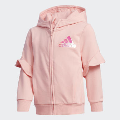 pale pink adidas hoodie