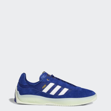 tenis azules hombre