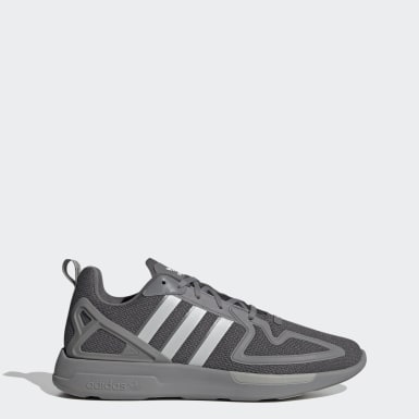 grey adidas shoes