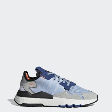 adidas night jogger blue