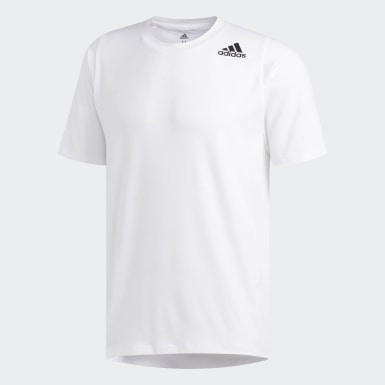 camiseta adidas hombre blanca