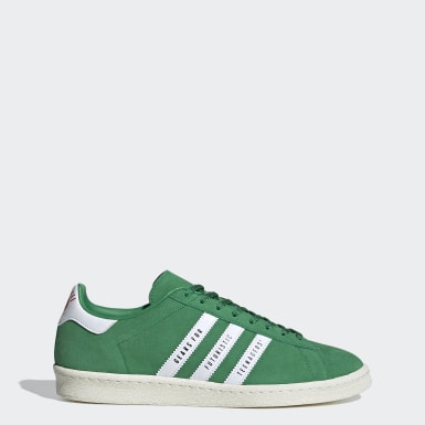 adidas suede sneakers green