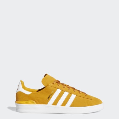 adidas campus jaune femme