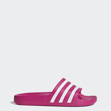 roze adidas slippers