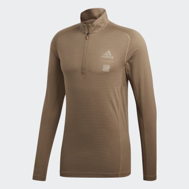 tan adidas sweatshirt