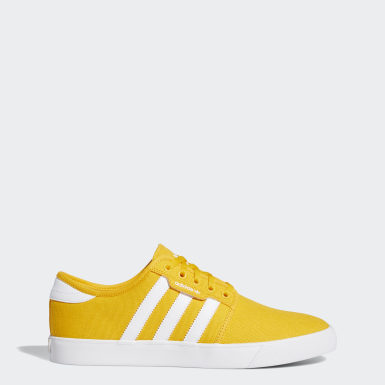 adidas yellow sandals