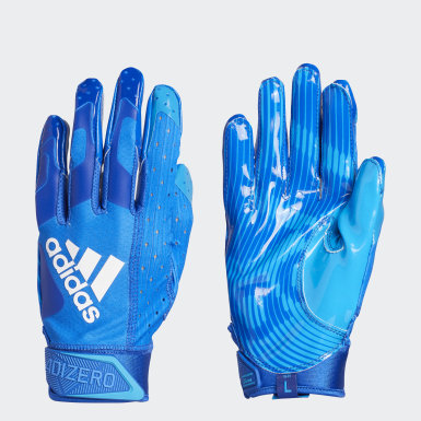 navy blue youth football gloves