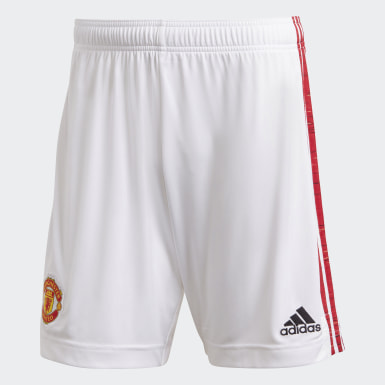 pantaloncini adidas bianchi con strisce rosse