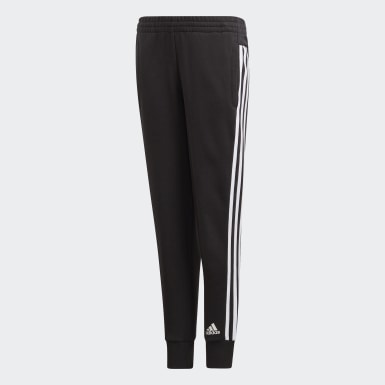 girls black adidas pants