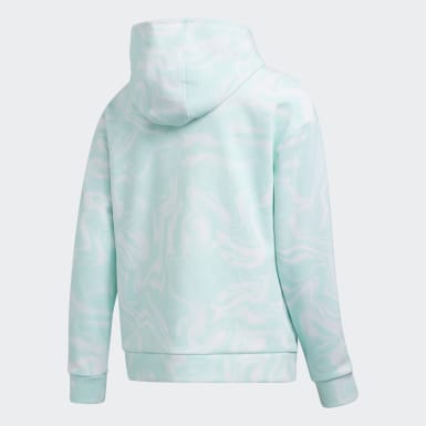 turquoise adidas hoodie