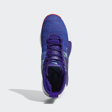 purple high top adidas