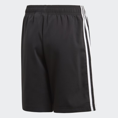 kids black adidas shorts
