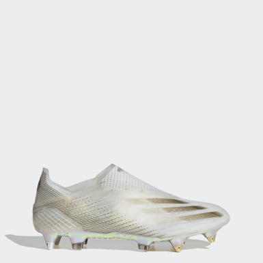 white adidas x football boots