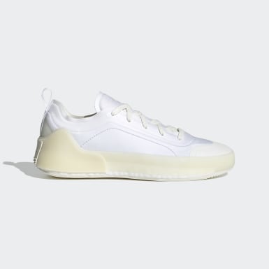 white adidas gym shoes