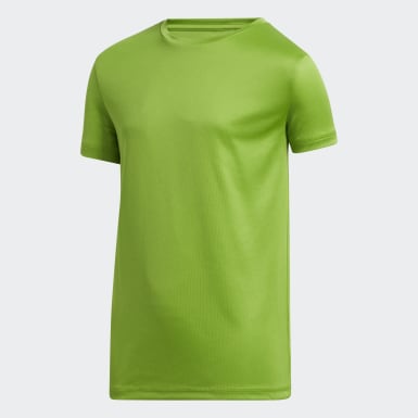 adidas green white t shirt