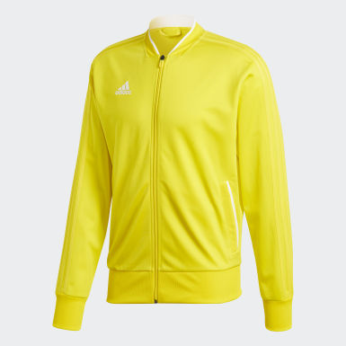 yellow adidas jogging suit