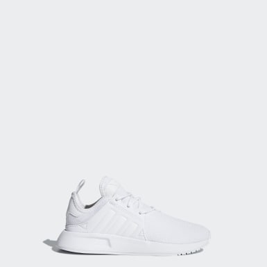 all white adidas xplr