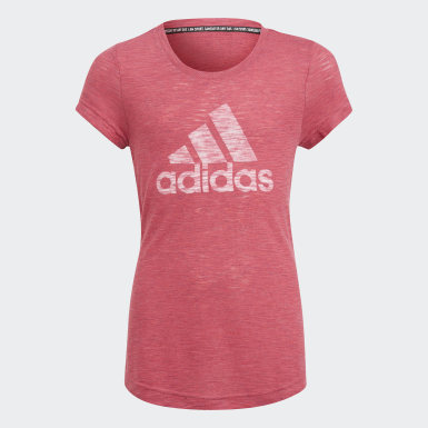 pink adidas shirt women's