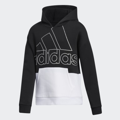 adidas black hoodie girls