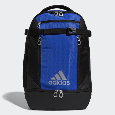 blue adidas man bag