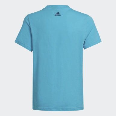 camiseta adidas azul turquesa