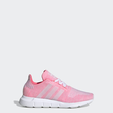 bright pink adidas shoes