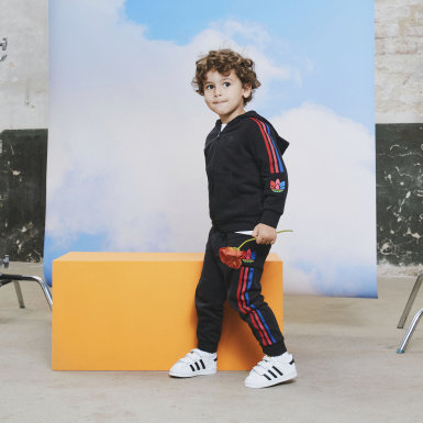 red adidas tracksuit youth