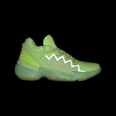 adidas neon green basketball shoes