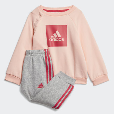 pink adidas baby tracksuit