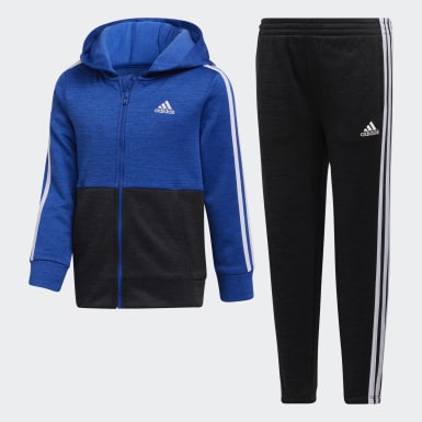electric blue adidas tracksuit