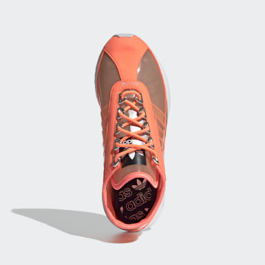 orange ladies trainers