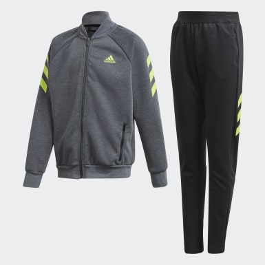 tuta adidas nera strisce oro