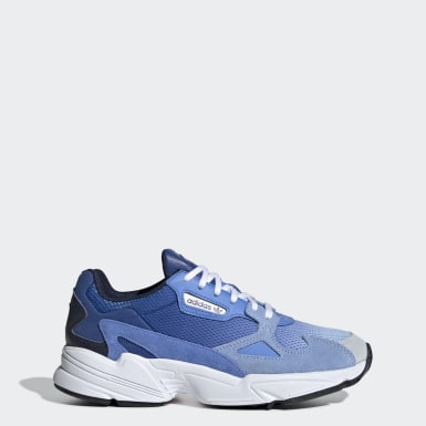 adidas falcon bleu et rose