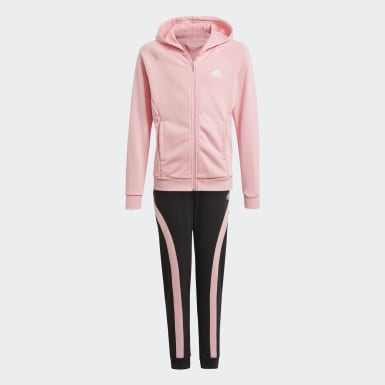 pink adidas tracksuit top