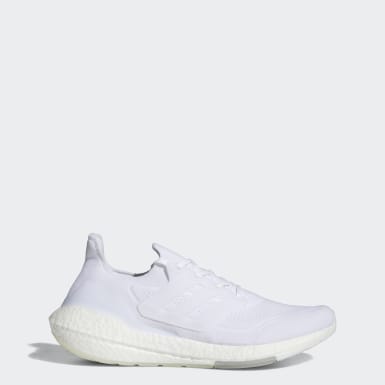 mens adidas white running shoes