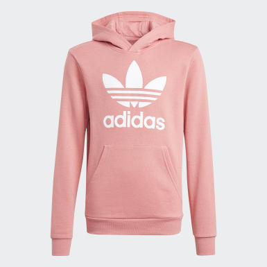 pink adidas boys hoodies