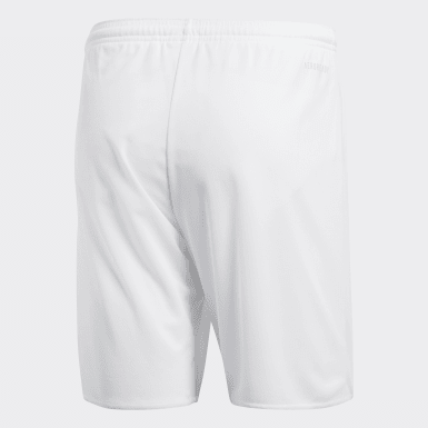 pantaloncini adidas bianchi con strisce rosse