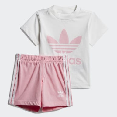 pink baby adidas tracksuit