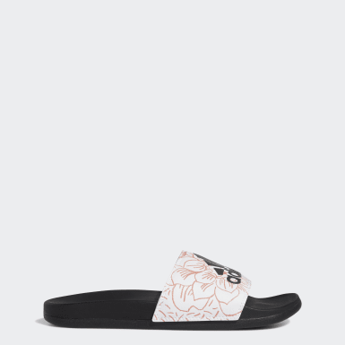 adidas slides women pink