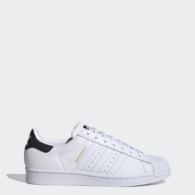 all white superstars mens