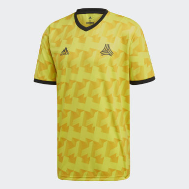 adidas yellow football shirt