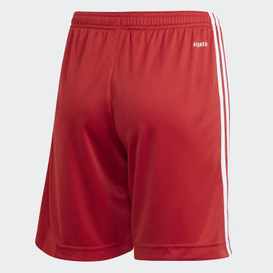 pantaloncini adidas rossi