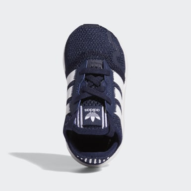 blue adidas youth shoes