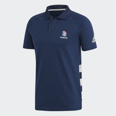 Männer Handball | adidas AT adidas French Handball Federation Kapuzenjacke Blau