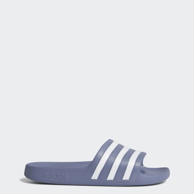 adidas lila slipper