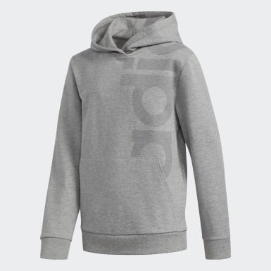 adidas originals linear fleece overhead hoodie junior